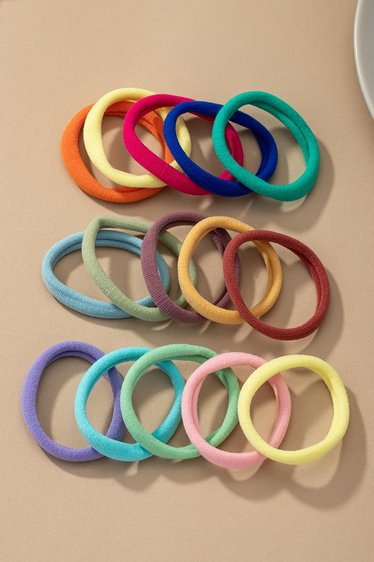 Set of 5 Non-Slip No Pull Hair Elastic ties