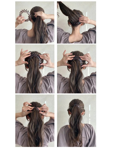 Matte color Pony Tail or Bun Hair Holder