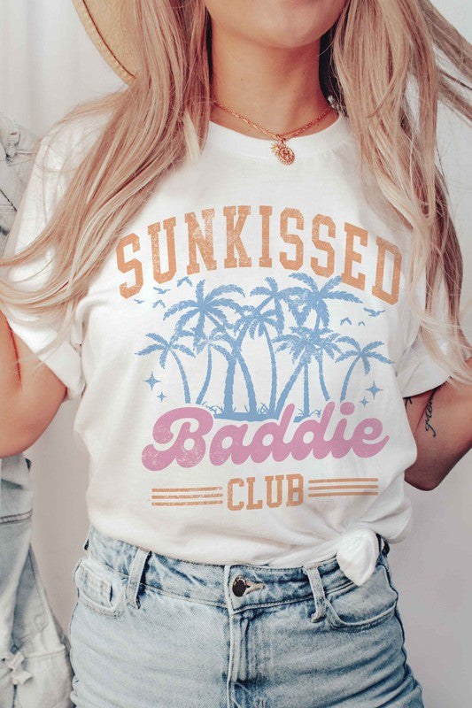 SUNKISSED BADDIE CLUB GRAPHIC T-SHIRT