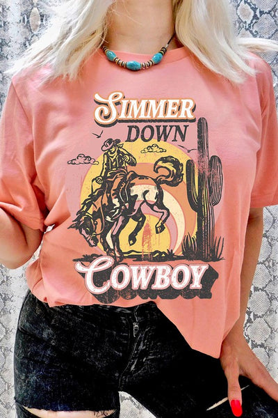 Simmer Down Cowboy Tee