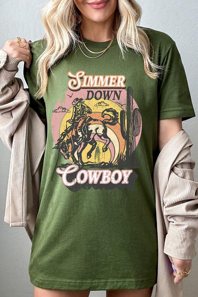 Simmer Down Cowboy Tee