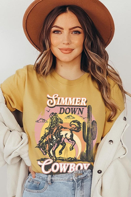 Simmer Down Cowboy Tee