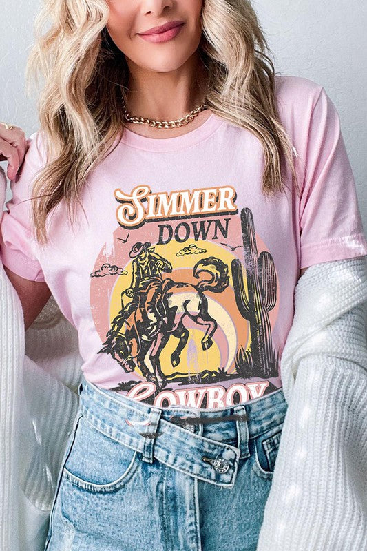 Simmer Down Cowboy Tee