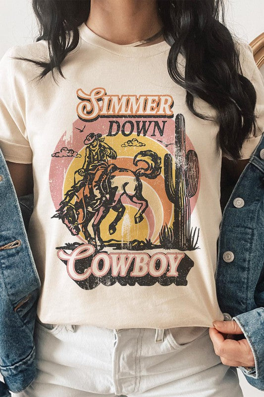 Simmer Down Cowboy Tee