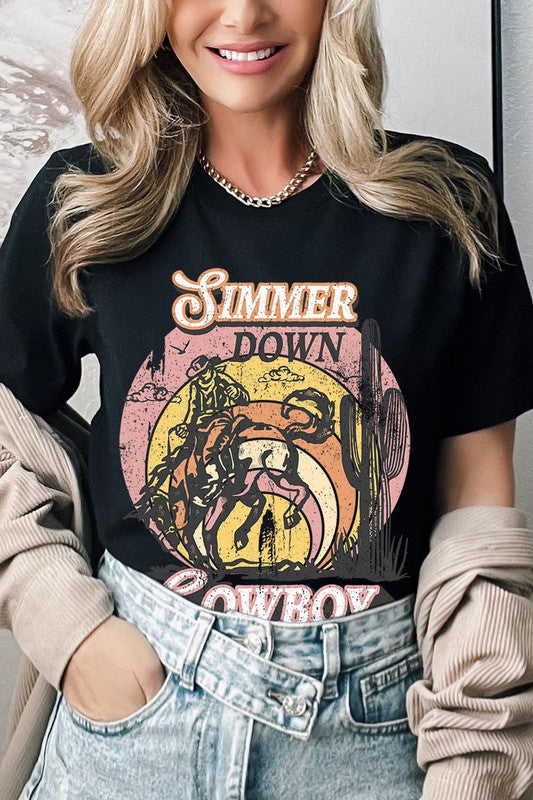 Simmer Down Cowboy Tee