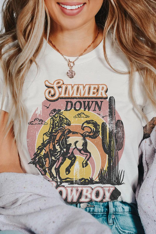 Simmer Down Cowboy Tee