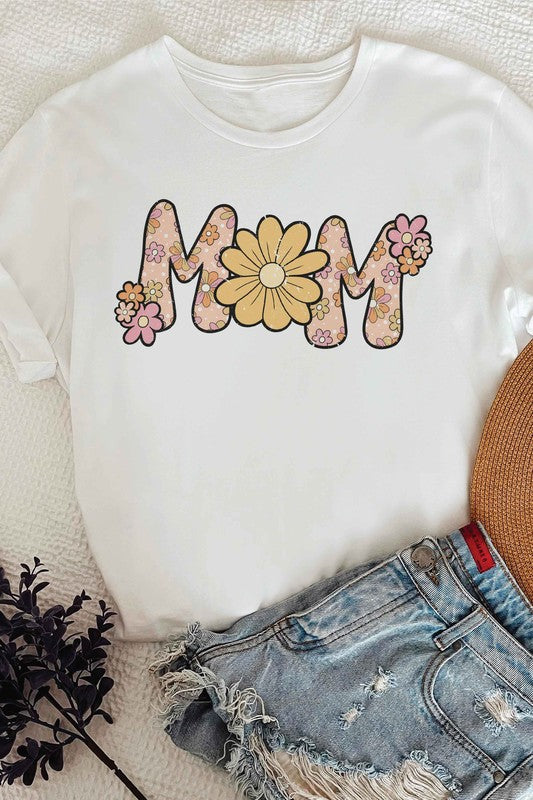 FLORAL MOM Graphic Tee