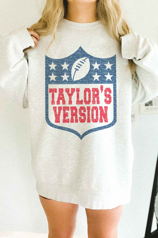 TAYLORS VERSION OVERSIZED GRAPHIC SWEATSHIRT