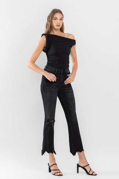 High Rise Ankle Bootcut Jeans