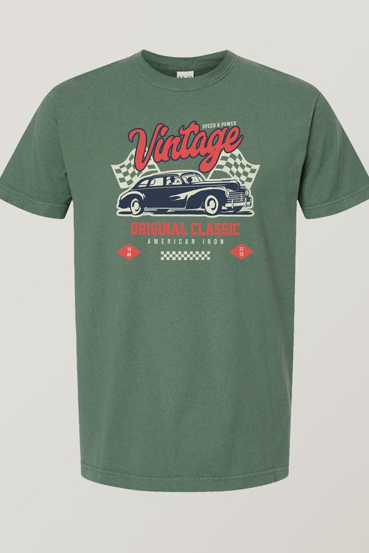 Vintage Car Vintage Garment Dye Tee