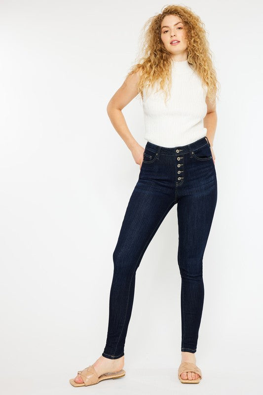 Curvy Fit High Rise Super Skinny Jeans