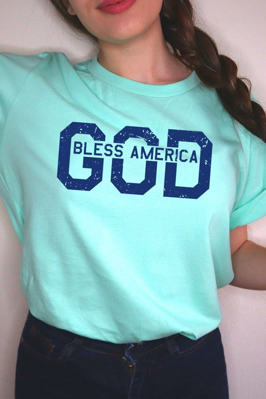 God Bless America Graphic T Shirts