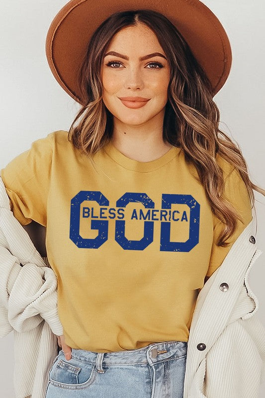 God Bless America Graphic T Shirts