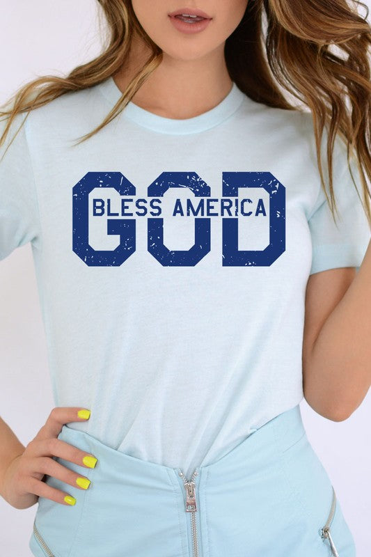 God Bless America Graphic T Shirts