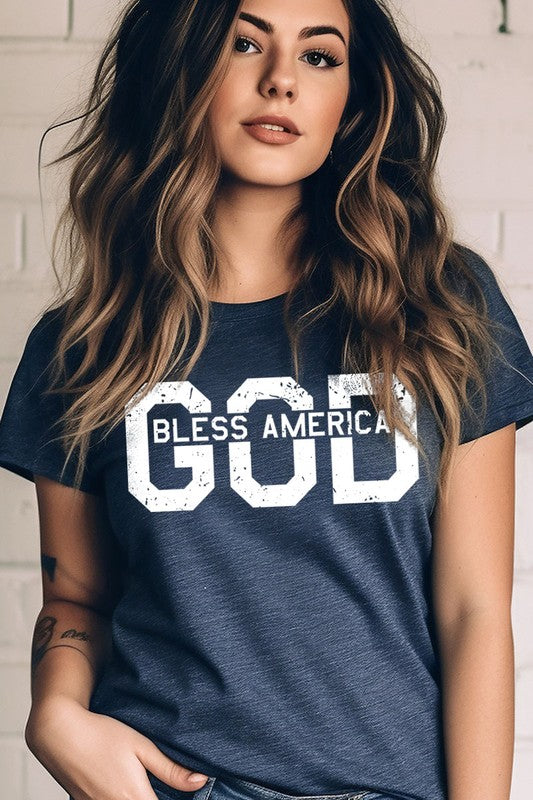 God Bless America Graphic T Shirts