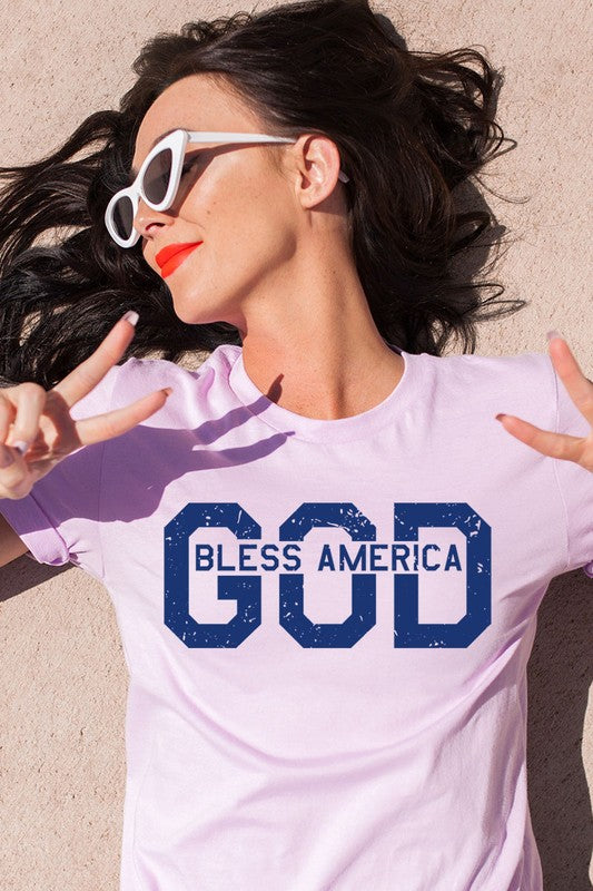 God Bless America Graphic T Shirts