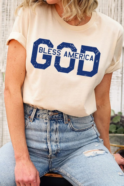 God Bless America Graphic T Shirts