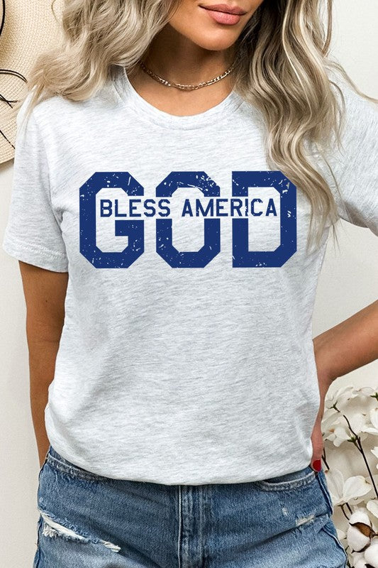 God Bless America Graphic T Shirts