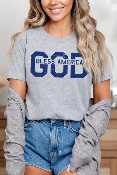 God Bless America Graphic T Shirts