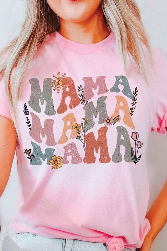 FLORAL MAMA Graphic T-Shirt