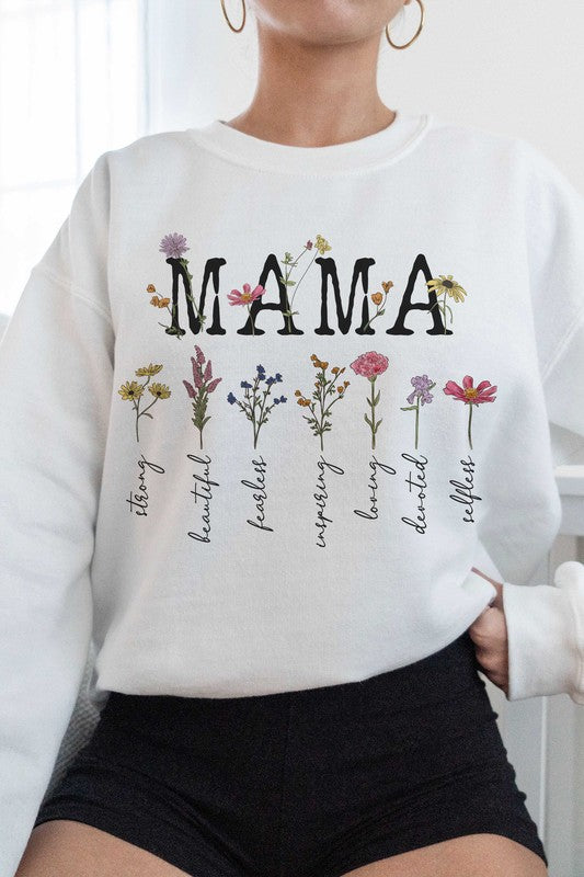 FLORAL MAMA Graphic Sweatshirt