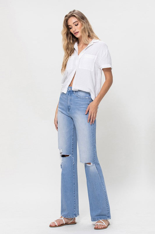 High Rise Vintage Flare Jeans