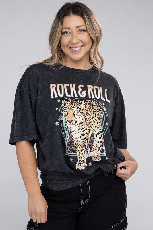 Plus Rock & Roll World Tour Graphic Tee