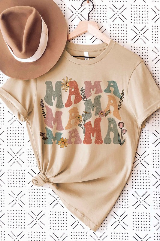 FLORAL MAMA Graphic T-Shirt