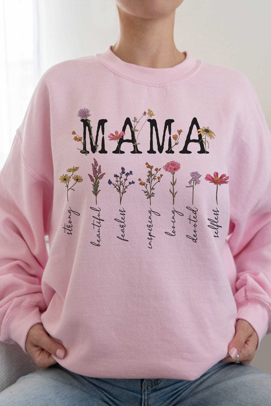 FLORAL MAMA Graphic Sweatshirt