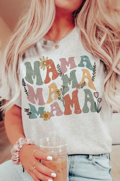 FLORAL MAMA Graphic T-Shirt