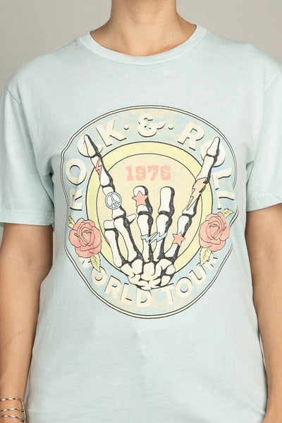 Rock & Roll World Tour Graphic Tee