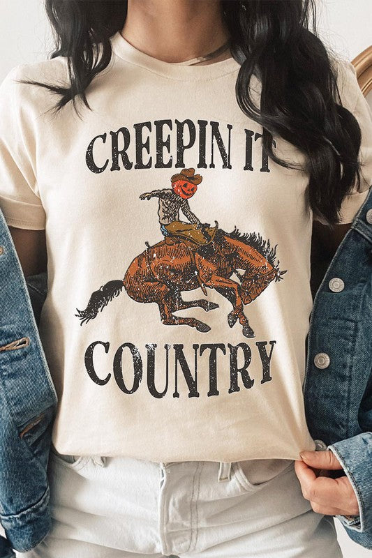 CREEPIN IT COUNTRY HALLOWEEN TEE