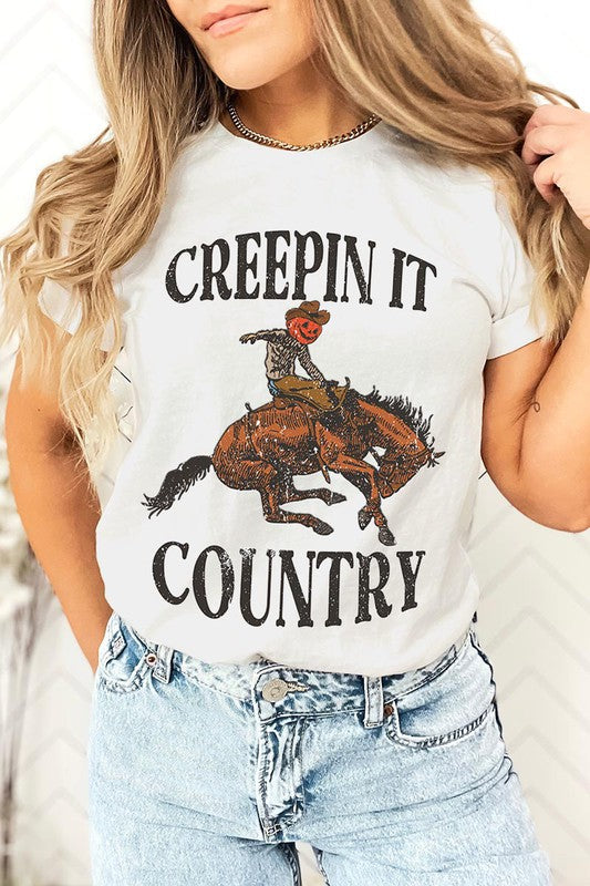 CREEPIN IT COUNTRY HALLOWEEN TEE