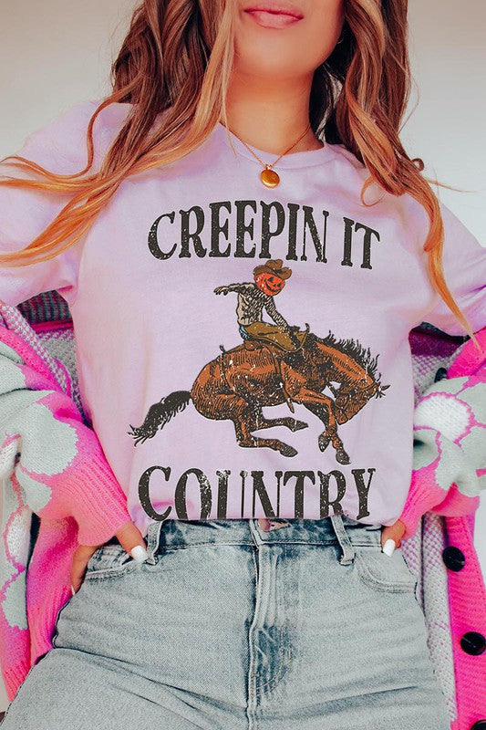 CREEPIN IT COUNTRY HALLOWEEN TEE