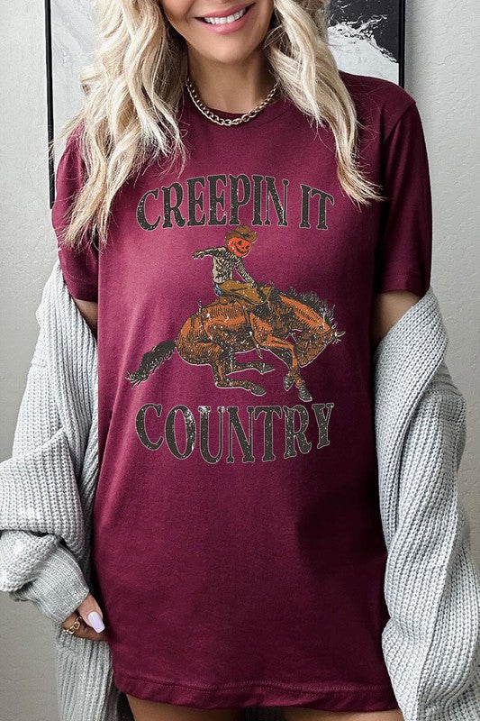 CREEPIN IT COUNTRY HALLOWEEN TEE