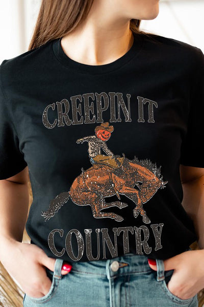 CREEPIN IT COUNTRY HALLOWEEN TEE