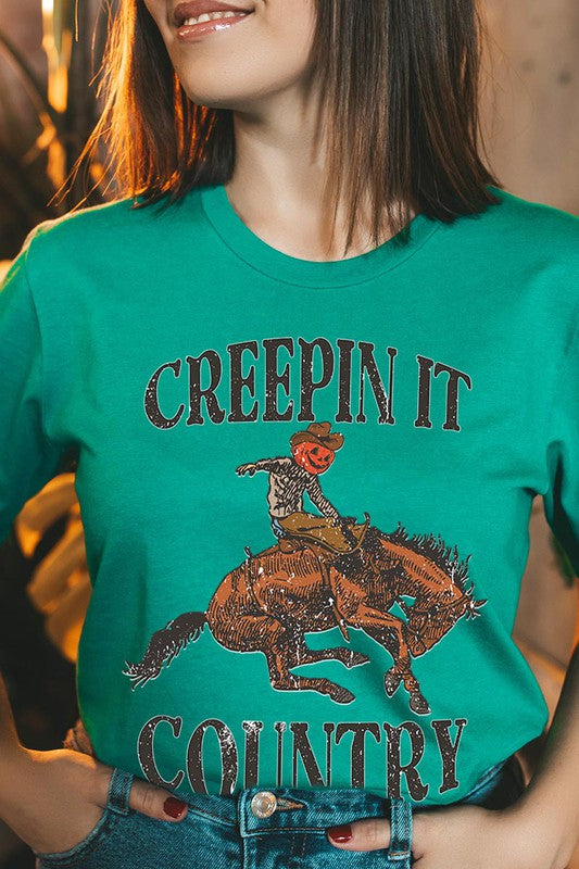 CREEPIN IT COUNTRY HALLOWEEN TEE