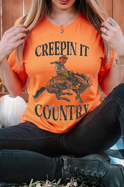 CREEPIN IT COUNTRY HALLOWEEN TEE