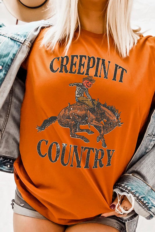 CREEPIN IT COUNTRY HALLOWEEN TEE