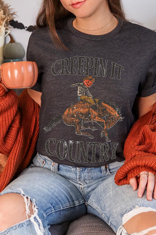 CREEPIN IT COUNTRY HALLOWEEN TEE