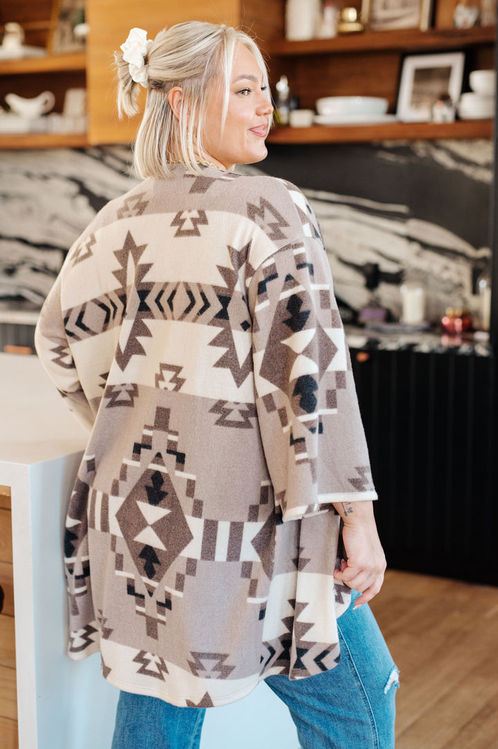 Full of Character Blanket Kimono