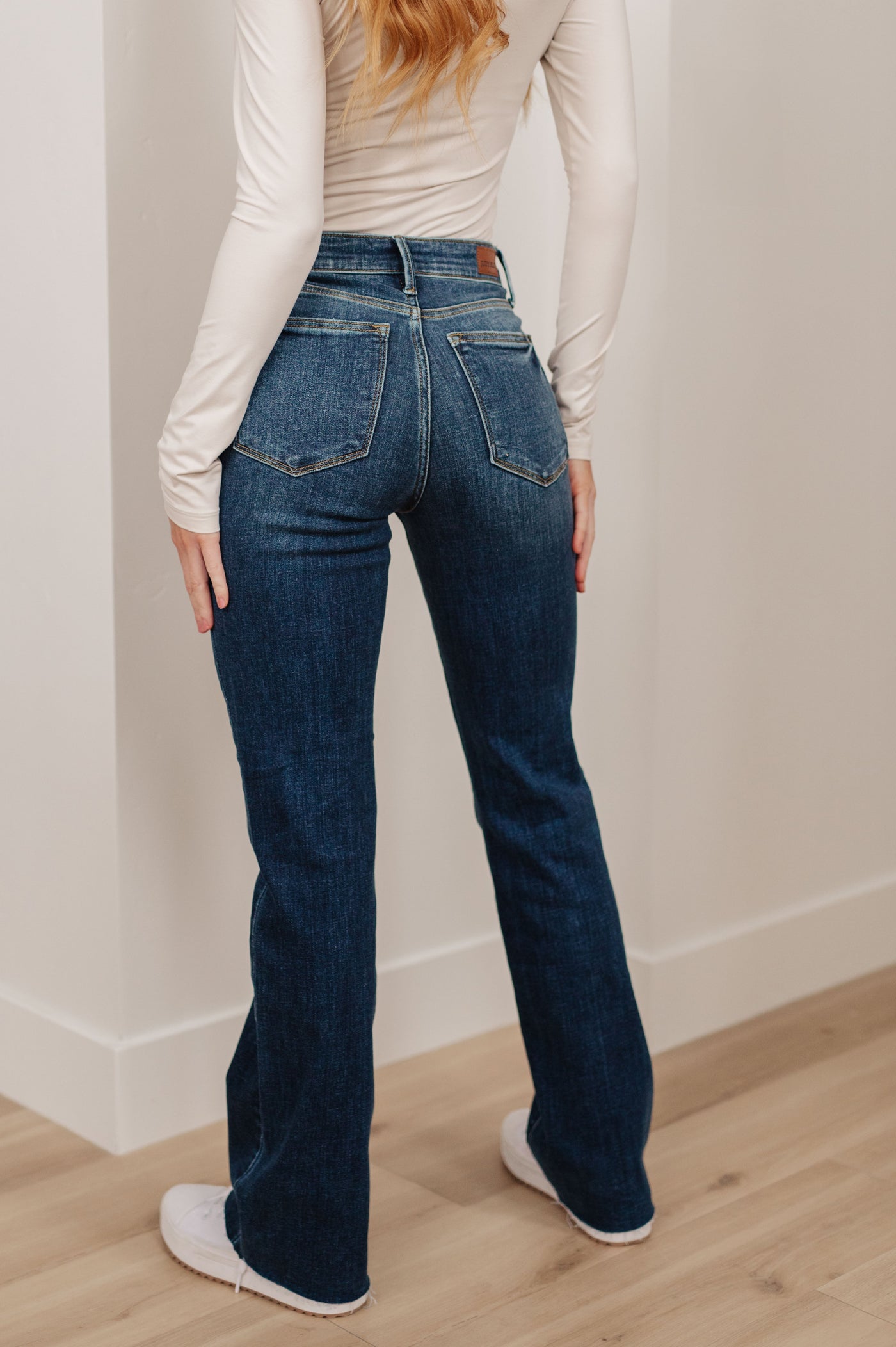 Josephine Mid Rise Raw Hem Jeans