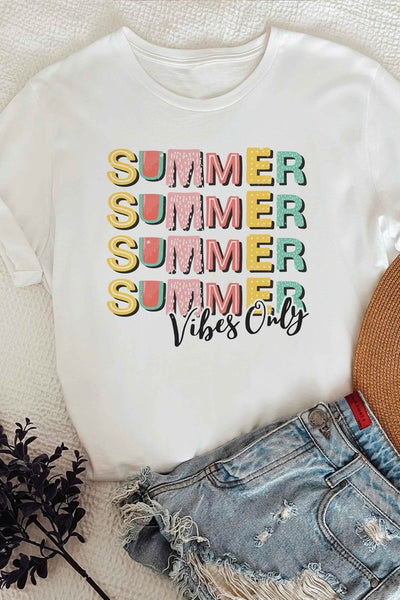 SUMMER VIBES ONLY Graphic Tee