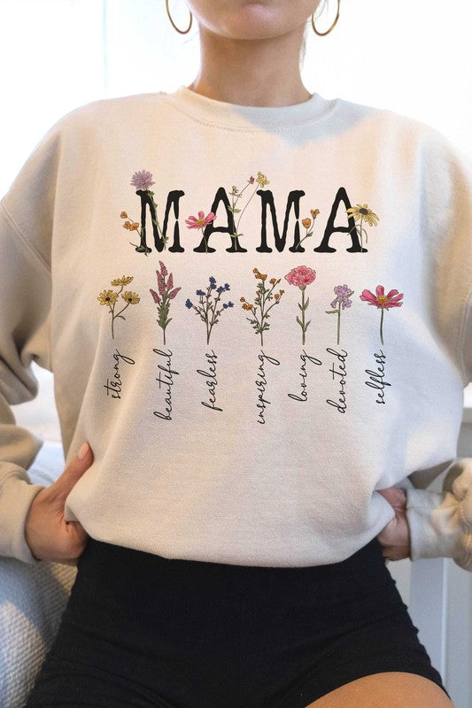 FLORAL MAMA Graphic Sweatshirt