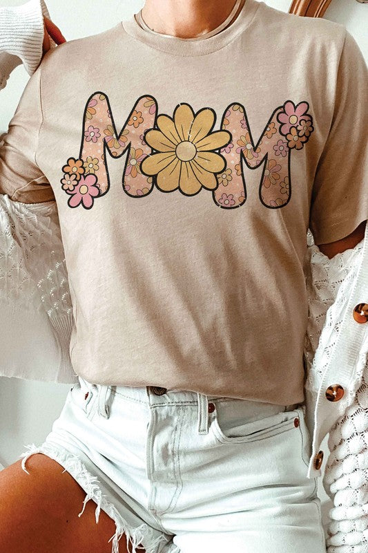 FLORAL MOM Graphic Tee