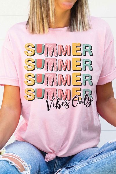 SUMMER VIBES ONLY Graphic Tee