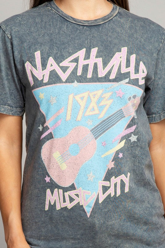 Nashville Music City Graphic Tee