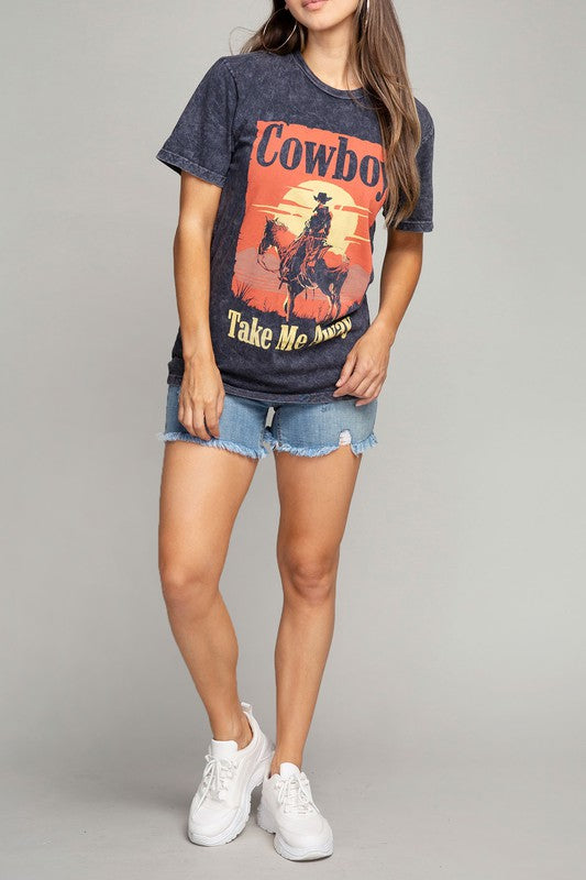 Cowboy Take Me Away Graphic Tee