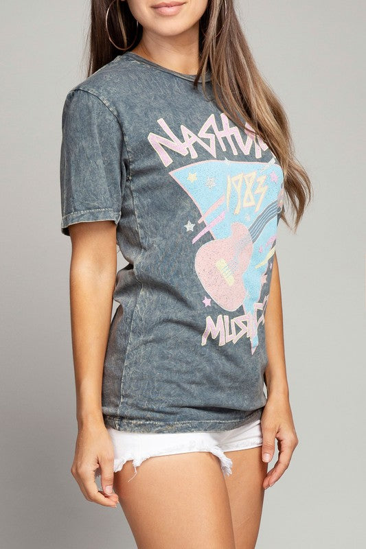 Nashville Music City Graphic Tee