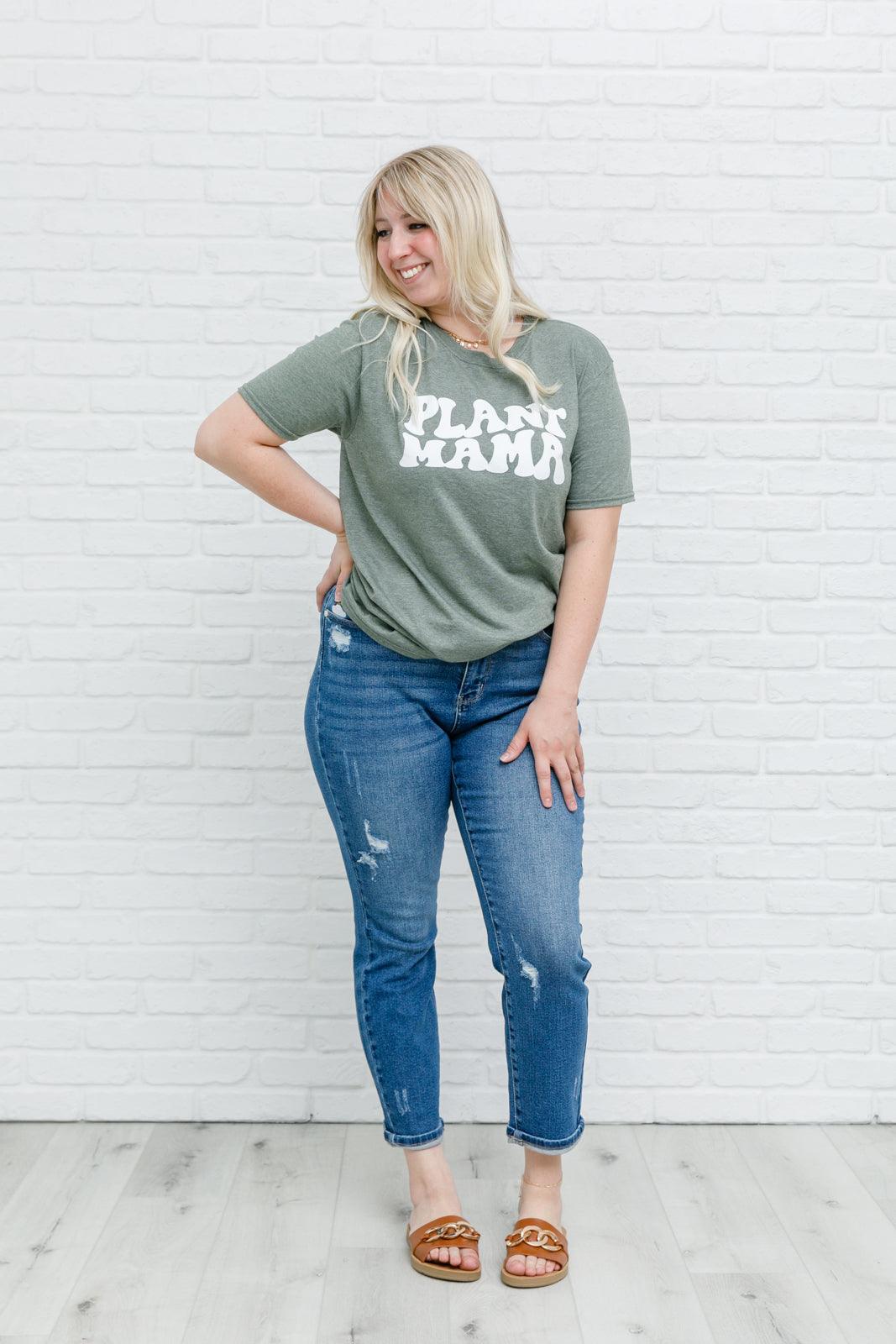 Green Thumb Graphic Tee - KASH'S BOUTIQUE